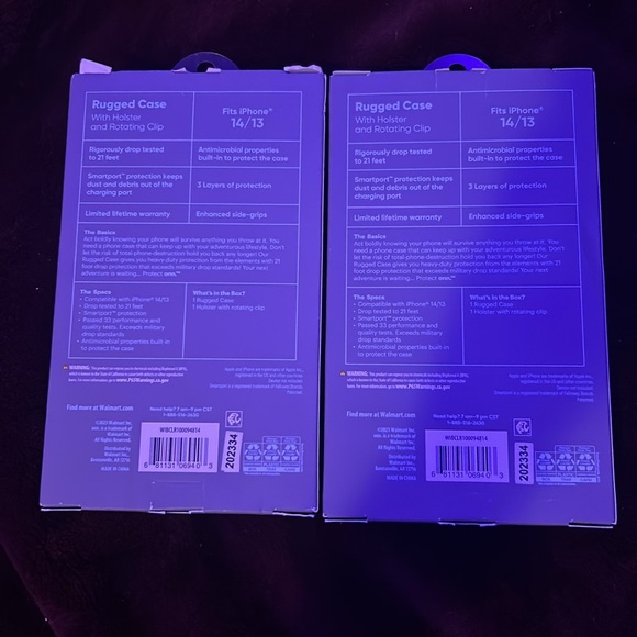 iPhone 14/13 protect onn. Phone cases they are super protective with holder. - Picture 2 of 6